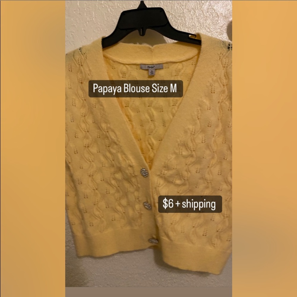 Papaya blouse